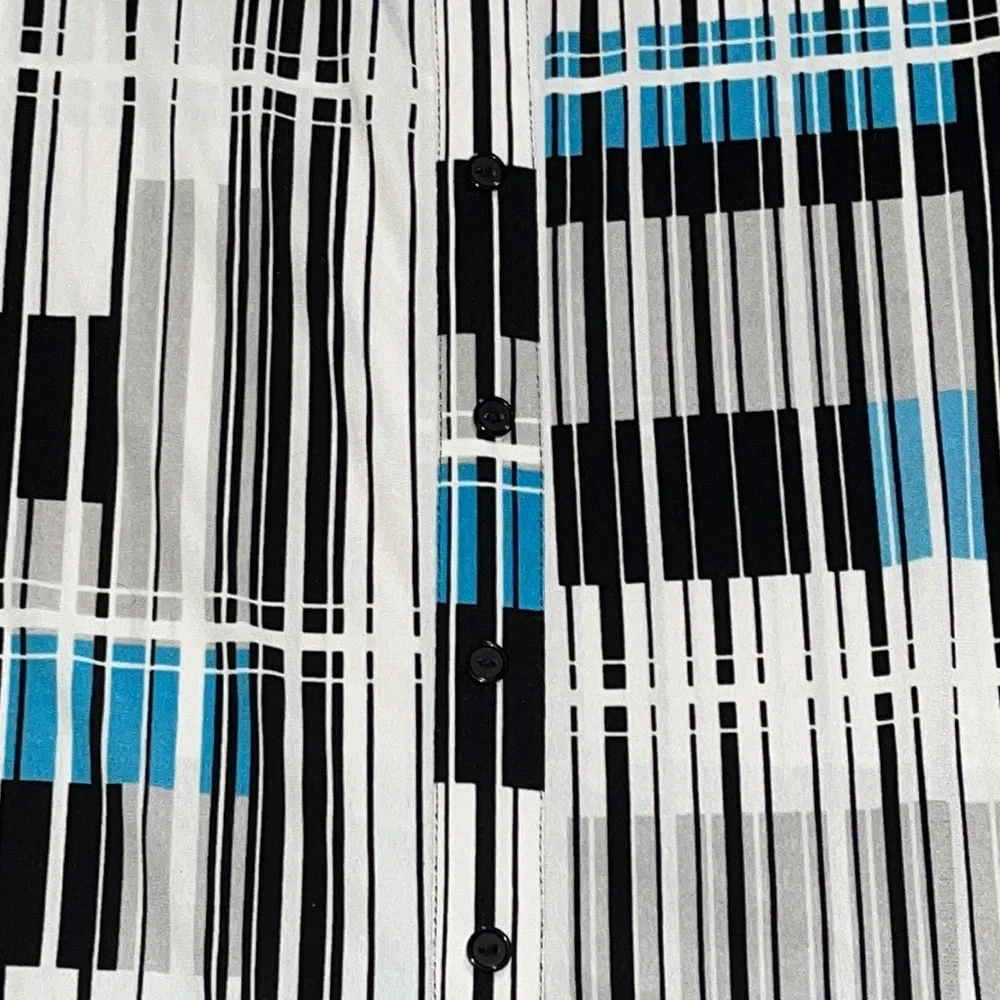 Avenue Women's Geometric Dress with Hidden pockets, Size 20 - Picture 4 of 10